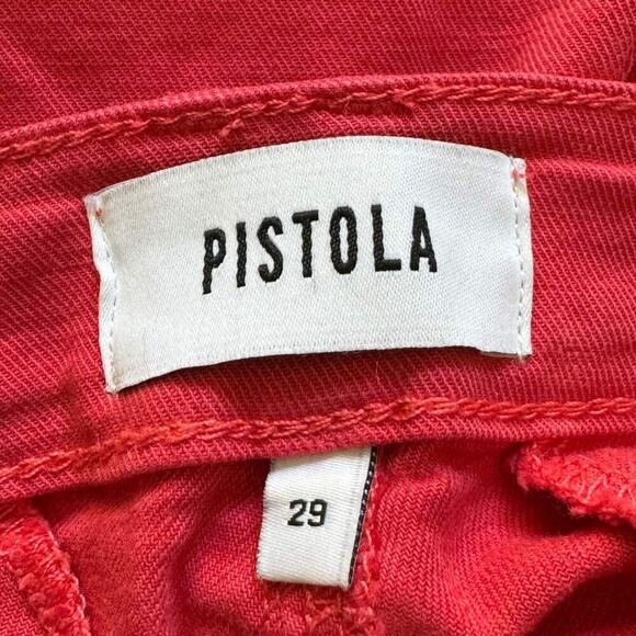PISTOLA Erin High Rise Utility Crop Pant Straight Leg Patch Pocket NWT Sz 33 - Picture 7 of 8
